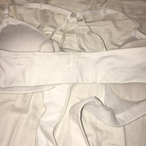 Alphalete Wrap Around Bra WHITE